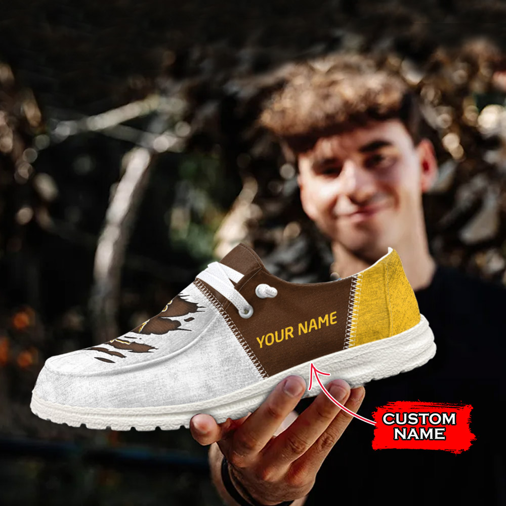 Wyoming Cowboys NCAA Personalized Hey Dude Shoes For Men And Women ST13278