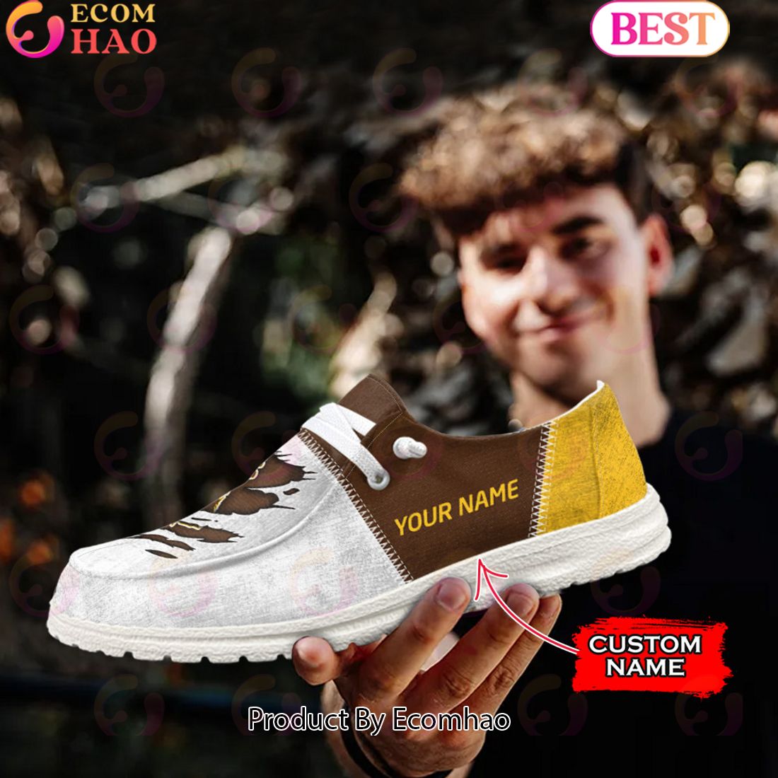 Wyoming Cowboys Personalized Hey Dude Shoes For Men And Women ST4282