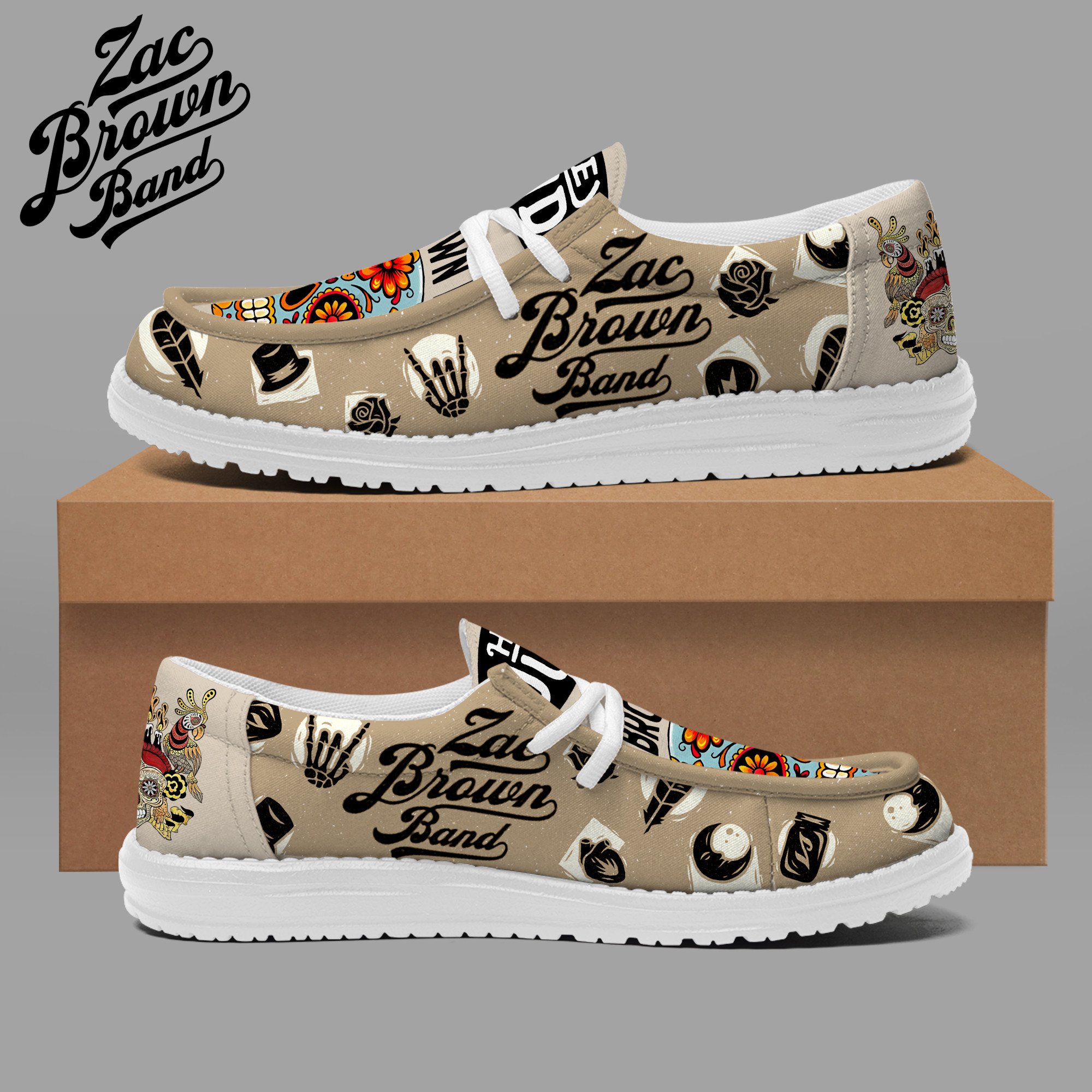 Zac Brown Band Personalized Hey Dude Shoes For Men And Women ST5901