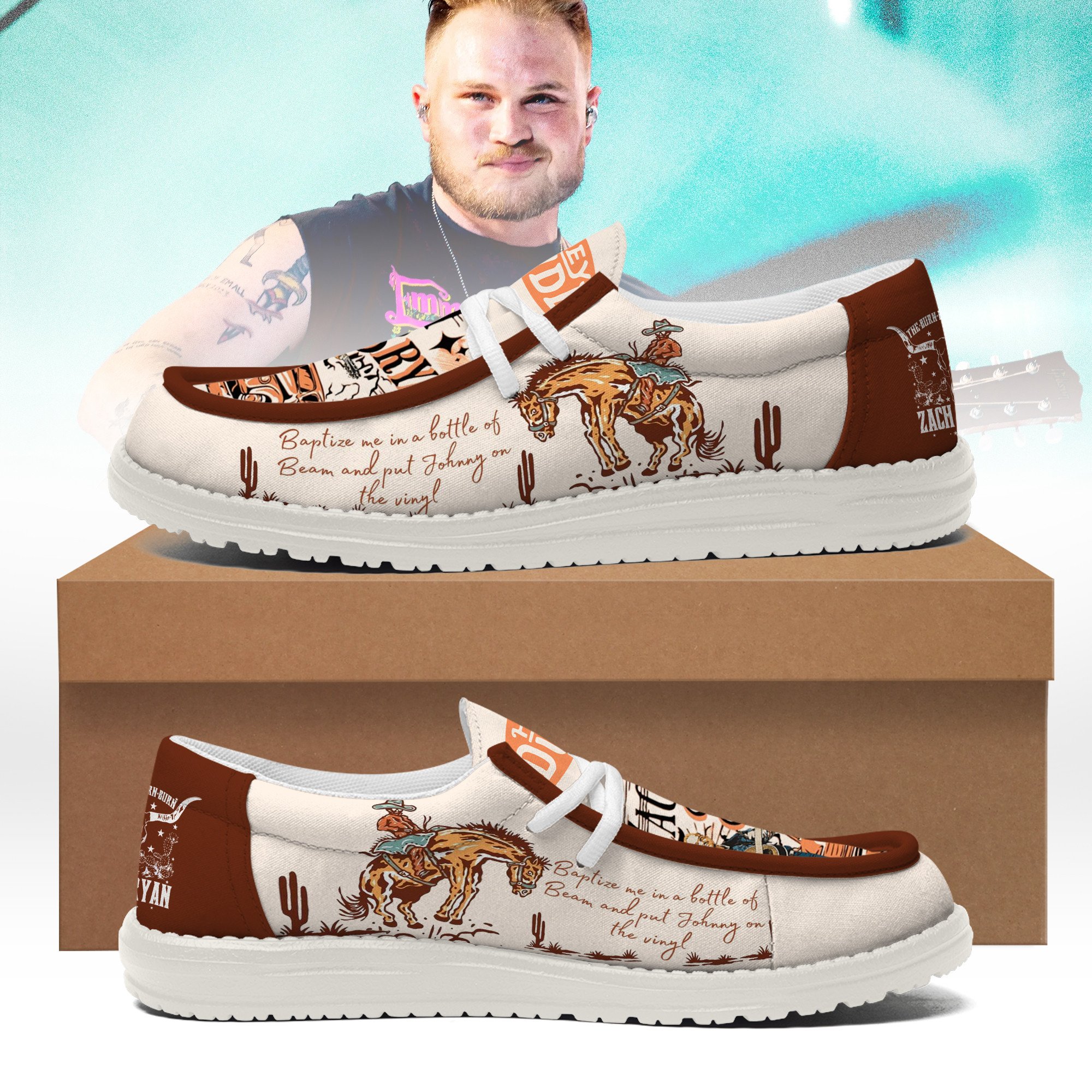 Zach Bryan Personalized Hey Dude Shoes For Men And Women ST5885